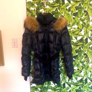 Sam Down coat with Fur collar